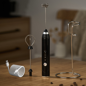 <span class=keywords><strong>Mousseur</strong></span> <span class=keywords><strong>à</strong></span> <span class=keywords><strong>lait</strong></span> électrique automatique léger et durable pour latte, batteur mélangeur, ustensile de cuisine, best-seller - Product Image 6