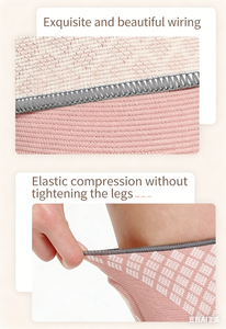 Genouillère de protection articulaire en gel de silicone souple et élastique tricotée pour femmes, idéale pour le yoga, la danse, le basketball et les sports – Vente en gros - Product Image 2