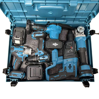 Kit d'outils électriques multifonctions sans fil 5 en 1 amélioré MKT, batterie lithium haute puissance, ensemble d'outils électriques sans fil