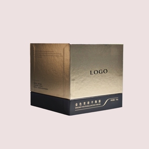 Caja de Regalo de Lujo Personalizada al por Mayor de Fábrica, Empaque Cosmético Dorado, Caja de Regalo Cielo y Tierra - Product Image 2