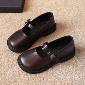 Zapatos de Cuero Mary <span class=keywords><strong>Jane</strong></span> para Niñas, con Suela Suave y Lazo, Estilo Princesa, para Venta al Por Mayor, OEM/ODM - Product Image 3