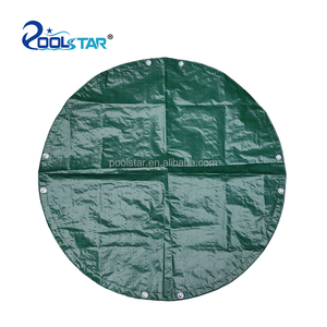 Couverture d'hiver solide Ultimate 180g/m2 pour <span class=keywords><strong>piscine</strong></span> hors sol à cadre en fibre de verre de luxe solide avec corde en acier et jardins de verrouillage de <span class=keywords><strong>fixation</strong></span> - Product Image 6