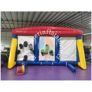 Stand de jeux gonflables 3-en-1 de qualité commerciale en PVC pour la location événementielle : Lancer d'anneaux, Lancer de lait et Lancer de grande roue - Product Image 2