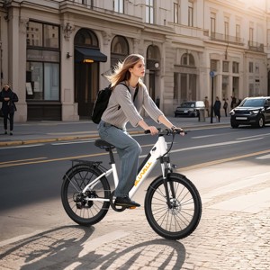 Bicicleta Eléctrica Híbrida Urbana y de Montaña 500w 48v 13ah para Adultos, Modelo H1 de 26 Pulgadas, Venta al Por Mayor - Product Image 1