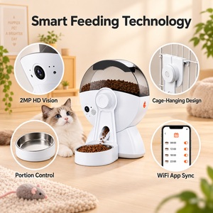 Comedero Automático para Gatos con Monitoreo de Video de 2MP, Recargable y con Control por Aplicación - Product Image 2