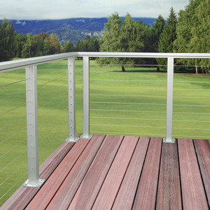 Balustrade <span class=keywords><strong>de</strong></span> sécurité moderne pour <span class=keywords><strong>balcon</strong></span> <span class=keywords><strong>en</strong></span> acier inoxydable et <span class=keywords><strong>bois</strong></span> pour hôtel - Product Image 3