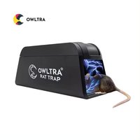 [OWLTRA] Choc électrique automatique ménage WIFI antiparasitaire attrape-rongeurs piège à rats électrique avec batterie