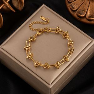 Collar Punk Chaste Chain Hiphop para Mujer, Chapado en Oro de 18K, Acero Inoxidable, Joyería Impermeable para Aniversario - Product Image 5