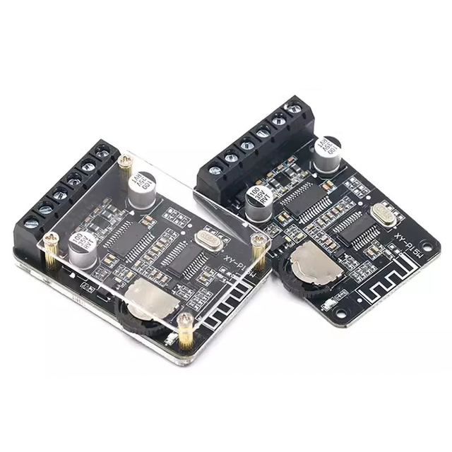 XY-P15W 10W/15W/20W Stereo Bluetooth 5.0 Power Amplifier Board 12V/24V