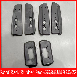 แผ่นรองแร็คหลังคาสำหรับโตโยต้า ปราโด FJ150 2010-2022 วัสดุ PVC ชุด 6 ชิ้นอุปกรณ์เสริมติดตั้งบนหลังคา - Product Image 5