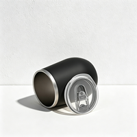 Mug à café isotherme à double paroi en acier inoxydable de 12 oz avec paille, couvercle de gobelet à vin, anti-fuite, sans BPA, pour le camping