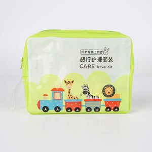 Set Sabun Mandi Perawatan Pribadi Anak-anak, Perlengkapan Berpergian Organik Mini dengan Tas Ringan - Product Image 2