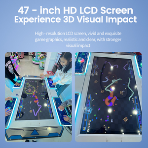 Machine de jeu vidéo d'arcade sans fil en métal pour <span class=keywords><strong>4</strong></span> joueurs, certifiée CE, pour enfants de 8 ans et plus, fabriquée par Source Factory (OEM/ODM) - Product Image 6