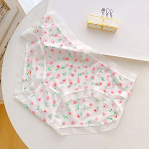 Оптовая продажа, бесшовное классное и дышащее кружевное нижнее белье, облегающее нижнее белье для девочек - Product Image 4