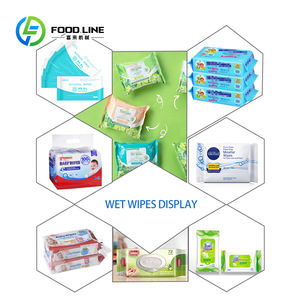 เครื่องผลิตผ้าเช็ดทำความสะอาดเด็กอัตโนมัติเต็มรูปแบบ ระบบบรรจุภัณฑ์ทิชชู่ทำความสะอาดด้วยแอลกอฮอล์ - Product Image 5