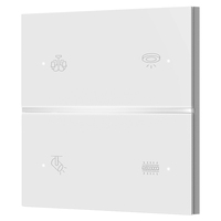 Villa de style luxe maison boutons sans fil Zigbee interrupteur intelligent panneau en plastique interrupteur d'éclairage mural standard ue avec commande vocale APP