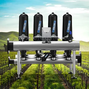 Filtro de água para irrigação, filtro de água automático para irrigação com 3 polegadas ou 4 unidades