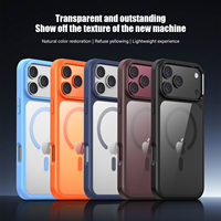 Coque de téléphone transparente pour iPhone 18 Pro, dos en PC, anti-chute, magnétique, antichoc, pour iPhone 18 17 Pro Max