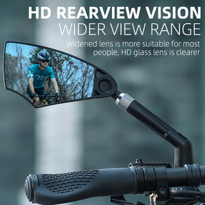 Espejo Retrovisor Antideslumbrante WEST BIKING, Telescópico y Ajustable para Manillar, Espejo Retrovisor para Bicicleta de Montaña, Bicicleta Eléctrica y Scooter - Product Image 2