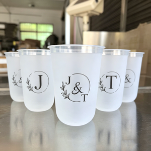 Vaso de Plástico Transparente Desechable de 12oz/16oz con Logotipo Personalizado, para Bebidas, Té de Burbujas, Jugos, Café, con Tapas - Product Image 1