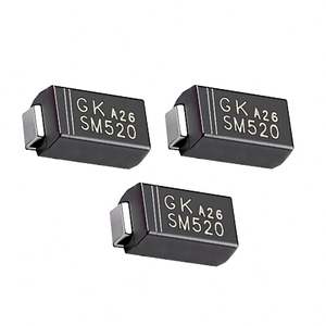 Diodo STARSEA SM520 DO-214AC de Montaje Superficial, Temperatura de Funcionamiento de -55~+150°C, Voltaje Directo de 1.15V, Voltaje Inverso de 2000V, 1.5A Máx. - Product Image 1