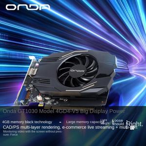 โมเดล <span class=keywords><strong>GTX1030</strong></span> 4G การ์ดแสดงผล HD เกม D5สำหรับคอมพิวเตอร์เดสก์ท็อปพัดลมหน่วยความจำวิดีโอ GDDR5ใหม่เวิร์กสเตชันทำความเย็น - Product Image 2