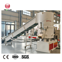 Machine de granulation et d'agglomération certifiée CE pour le recyclage des films LLDPE et des sacs tissés en PP