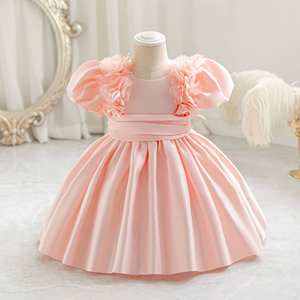 <span class=keywords><strong>Robe</strong></span> de soirée <span class=keywords><strong>tutu</strong></span> pour bébé fille, manches bouffantes, pour fête de fleurs, anniversaire de 1 an, princesse, mariage, baptême, tout-petit - Product Image 6