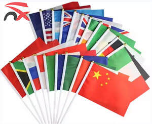 Bandera de Sudáfrica de Poliéster de 14*21cm para Animar, Personalizada, al Por Mayor, al Mejor Precio - Product Image 5