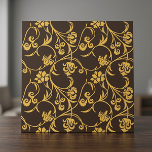Azulejos de cerámica de diseño para pared, acabado dorado y plateado de alto brillo, 30x60 para decoración interior pulida para exteriores, tercera Pared de cocción - Product Image 3
