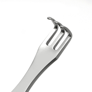 Gancho Retractor Oftálmico de Precisión de Doble Extremo de Acero Inoxidable (16.5cm) para Cirugía Plástica Cosmética y Quirúrgica de Párpados - Product Image 3