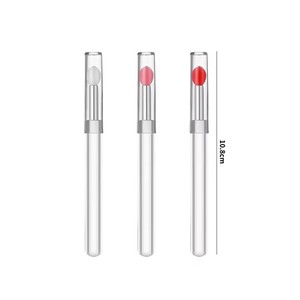 Silicone Lip Scrub Brush Reusable Lip Gloss Lipstick Concealer Makeup Applicator Tool - Product Image 2