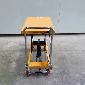 Custom Design Double Scissor Manual Hydraulic Lift Table Sustainable Electric Car Lift For Building Material Industries