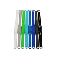 Pulsera RFID de Silicona Ecológica Pasiva de 13.56mhz con Logotipo Personalizado, Regrabable, para Entradas de Conciertos