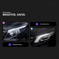 Phares avant de remplacement à LED pour Mercedes-Benz Vito 2016-2023, lentille de projecteur, DRL, style Maybach, ensemble de phares, mise à niveau