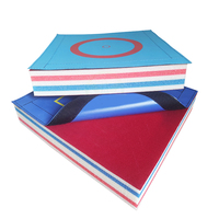 Tapis de protection sportif haute densité XPE+flanelle pour la lutte, les tapis de grappling BJJ, et les tapis de gym.