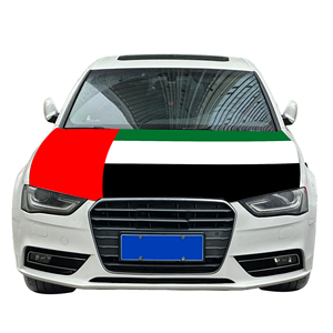 Funda para Capó de Coche con Bandera Nacional de los Emiratos Árabes Unidos, Funda para Motor de Coche con Bandera, Venta Directa de Fábrica, Tela de Poliéster - Product Image 6