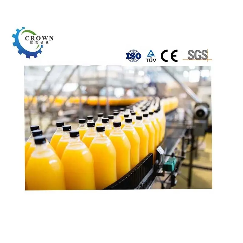 Commercial mango juicer production line / fruit juice extractor processing filling sealing packing machine
