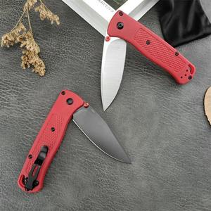 Cuchillo plegable de bolsillo BM 535, hoja 440C, mango de nailon y fibra de vidrio, cuchillos para acampar y hacer senderismo al aire libre, herramientas de supervivencia EDC, regalo de Navidad - Product Image 4