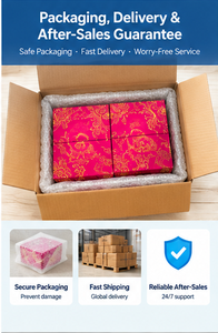 Coffret Cadeau Rouge Vif et Bleu avec Compartiments Superposés, Doublure Lisse, Couleurs Personnalisées, Logo et Taille sur Mesure pour Bijoux et Accessoires - Product Image 5