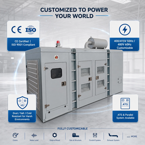 Générateur DC Nengron 200kW au gaz synthétique/gaz naturel 6CTA Leroy-Somer 380V 24V DC Démarrage électrique IP67 Aéroport Hôpital CE EPA ISO - Product Image 6
