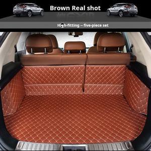 2011-2020 para Toyota Land Cruiser <span class=keywords><strong>Prado</strong></span>, alfombrillas de cuero para coche, forro de carga J150, Kits de alfombrillas hechas de Material de látex duradero - Product Image 4