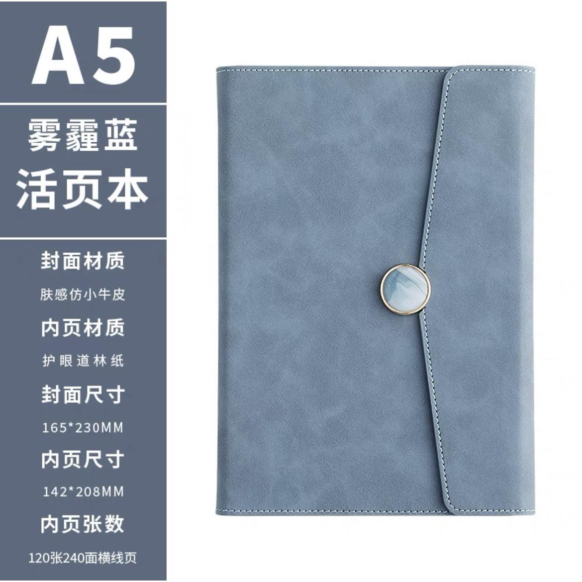 Carnet à feuilles mobiles A5 Haze Blue