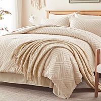 Parure de lit de luxe en microfibre 100 % polyester sur mesure pour hôtel, draps de lit Queen et King Size, doux et toutes saisons, vente en gros