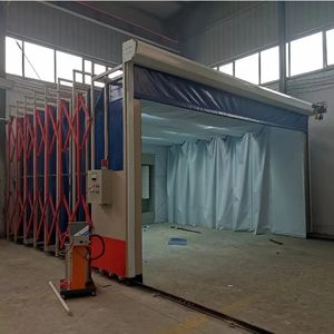 <span class=keywords><strong>Cabine</strong></span> <span class=keywords><strong>de</strong></span> <span class=keywords><strong>peinture</strong></span> mobile rétractable et <span class=keywords><strong>pliable</strong></span>, certifiée CE ISO, personnalisable, avec brûleur diesel, éclairage LED, système <span class=keywords><strong>de</strong></span> filtration <span class=keywords><strong>de</strong></span> puissance 15 kW - Product Image 1