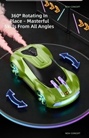 Voiture RC de drift à commande gestuelle 2.4G, supercar télécommandée avec fonction de pulvérisation et cascades 360° °   4WD Rechargeable App Obstacle Avoidance Gift Boys
