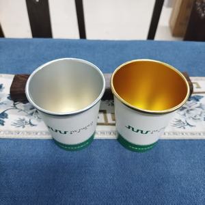 Gobelets à café en papier enduit écologiques personnalisés en gros, qualité alimentaire, revêtement PE, étanches, pour boissons gazeuses et eau minérale - Product Image 3