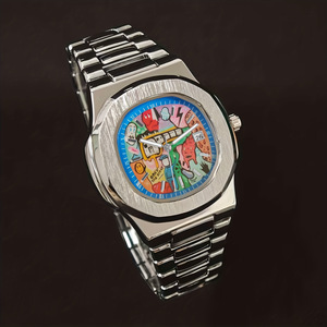 Nuevo reloj para hombre - diseño cuadrado, concepto de agujero de gusano, luminoso, deportivo, resistente al agua, reloj de pulsera con correa de acero. Fabricante que - Product Image 4