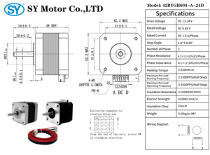 Sconto In magazzino stampante 3D 38mm <span class=keywords><strong>Nema</strong></span> <span class=keywords><strong>17</strong></span> alta precisione motore passo-passo - Product Image 4