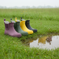 Bottes Chelsea personnalisées pour enfants, bottes de pluie en caoutchouc imperméables tendance pour tout-petits, pour les saisons pluvieuses - été et automne